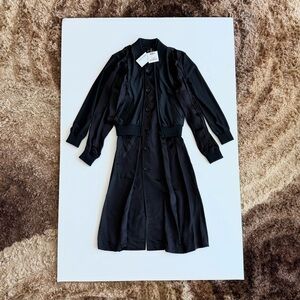 Comme des Garcons Black Long Sleeve Dress